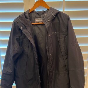 Eddie Bauer Black water repellent jacket